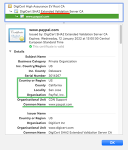 Chrome certificato digitale ssl