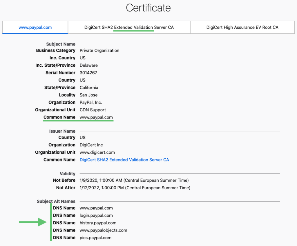 Firefox certificato digitale ssl